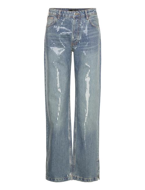 Mango | Jeans With Sequins Under Slits | 40