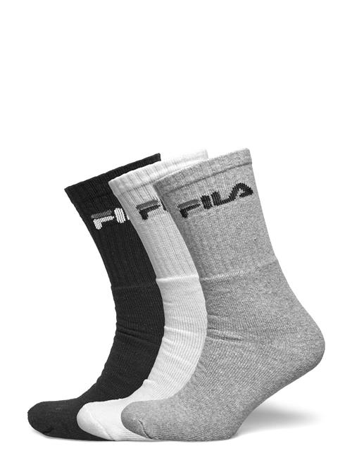 FILA Socks | Fila 3Pk Tennis Crew Logo Terry Soc | 43-46