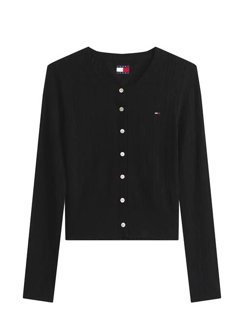 Tommy Jeans | Tjw Pointelle Crew Neck Cardigan | L