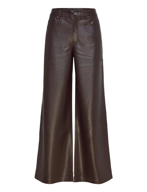 Mango | Straight-Leg Faux-Leather Trousers | 40