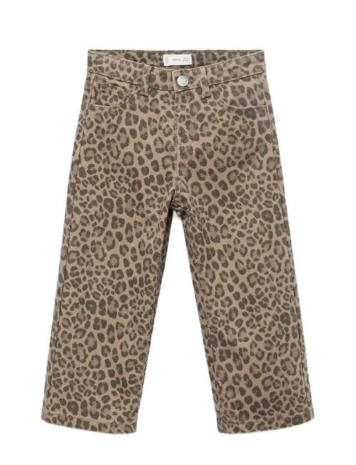 Mango | Leopard-Print Straight Jeans | 2-3