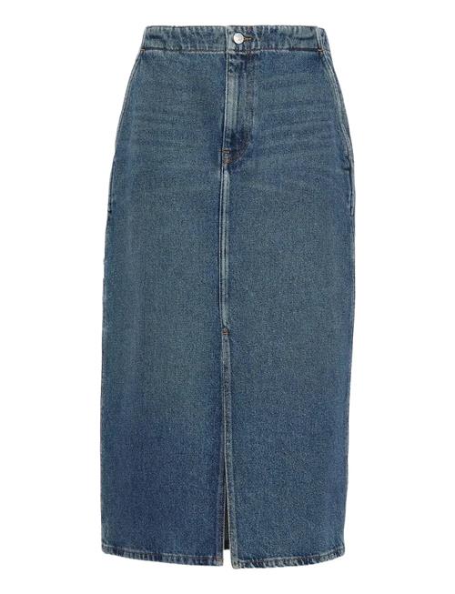 Calvin Klein Jeans | Denim Carpenter Skirt Tinted Orc | 34