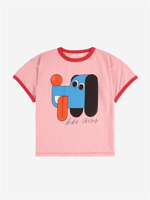 Bobo Choses Doggy Mate Langærmet T-shirt Red  Red 4-5 Years  Rød  4-5 år  mand