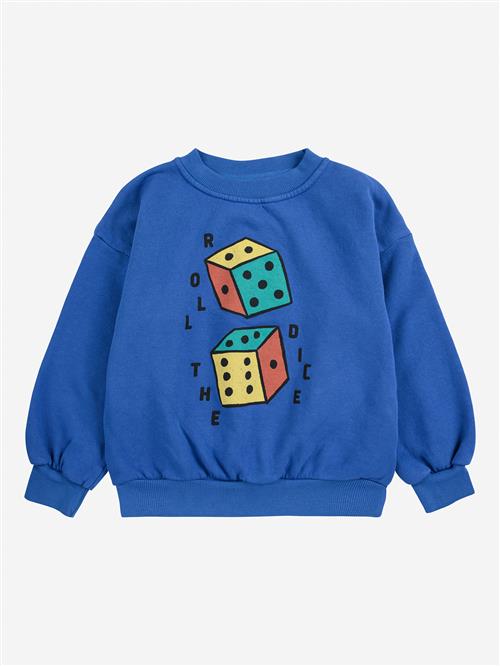 Bobo Choses Roll The Dice Sweatshirt Blue  Blue 12-13 Years  Blå  12-13 år  mand