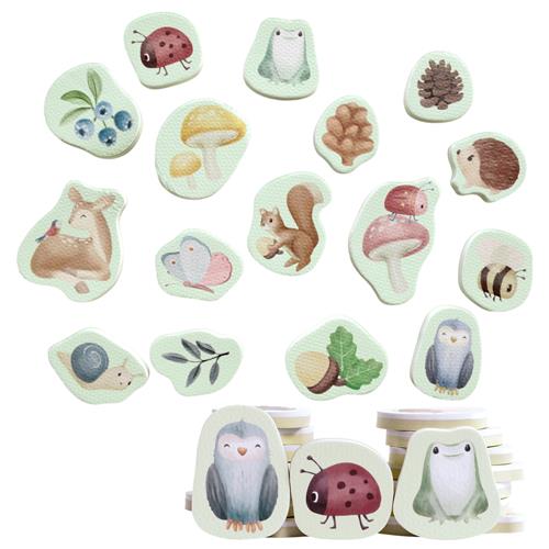 Little Dutch Forest Friends Badeskum Multi  Multi-One Size  Brun  One Size  unisex