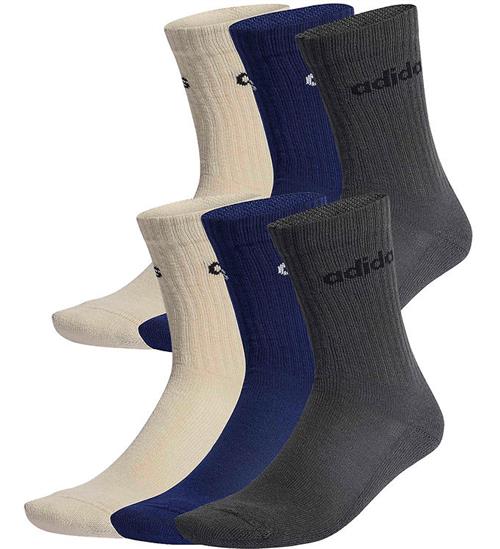adidas Performens Strømper - 6-pak - Beige/Dark Blue/Grey Six