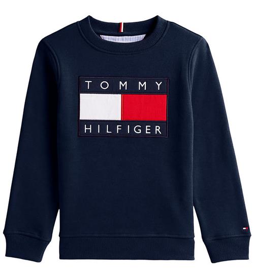 Tommy Hilfiger Sweatshirt - Flag Heritage - Dark Night Navy