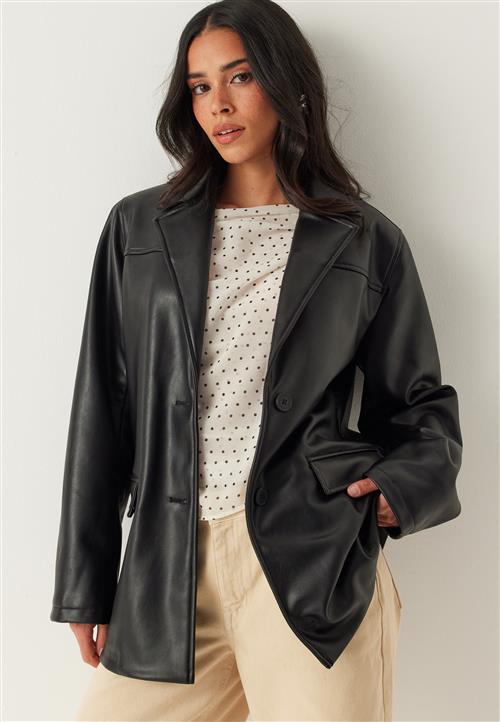BUBBLEROOM PU Blazer Jacket