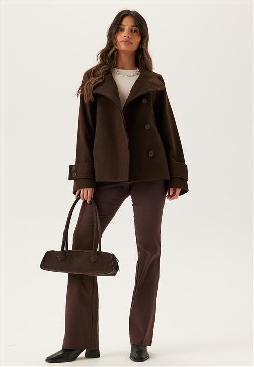 BUBBLEROOM High Neck Short Coat