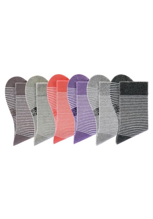 H.I.S Sokker  grå / lilla / rød / sort