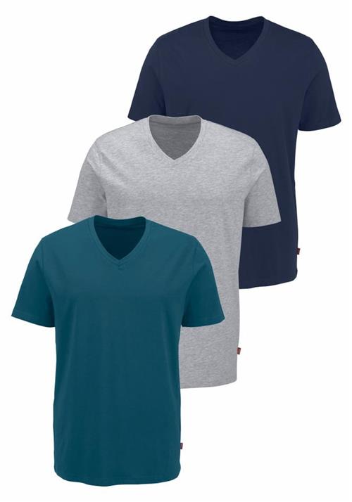 Bruno Banani Bluser & t-shirts  navy / grå-meleret / petroleum
