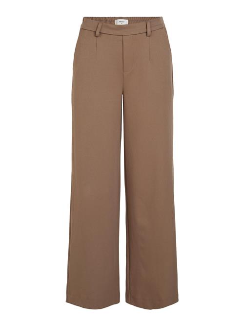 OBJECT Bukser med lægfolder 'OBJLisa'  brun