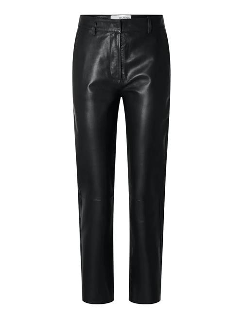 Selected | Slfmarie Mw Leather Pants B Noos | 38