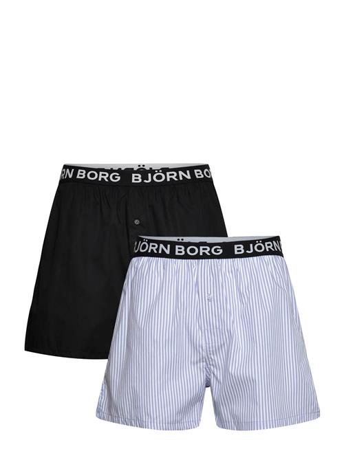 Björn Borg | Cotton Stretch Logo Woven Boxer Shorts 2P | L