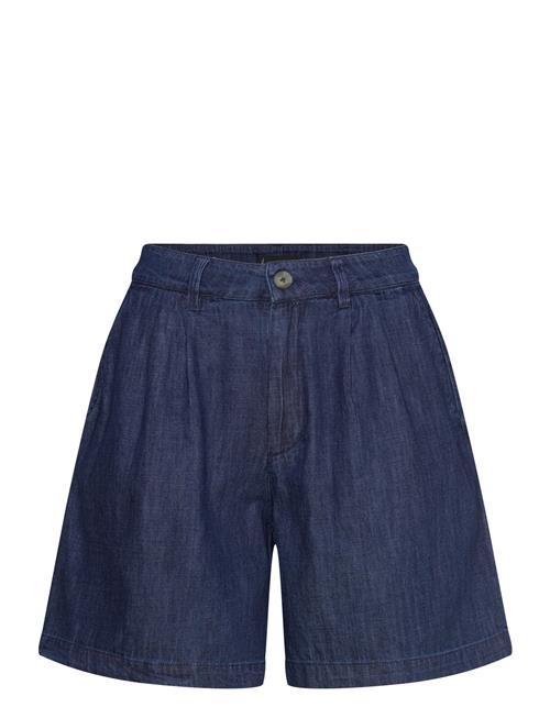 Mango | Straight-Fit Rinse-Wash Denim Bermuda Shorts | 36