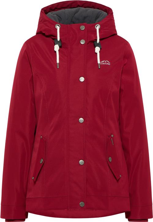 ICEBOUND Funktionsjakke  mørkerød