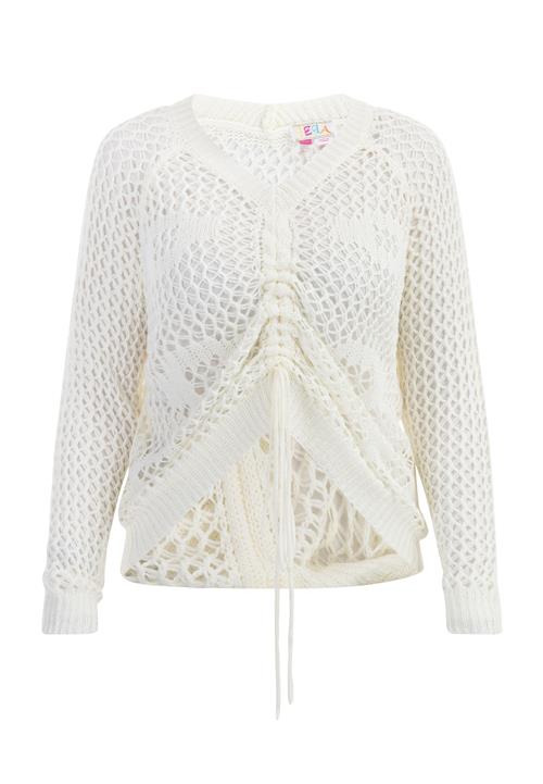 IZIA Pullover  uldhvid