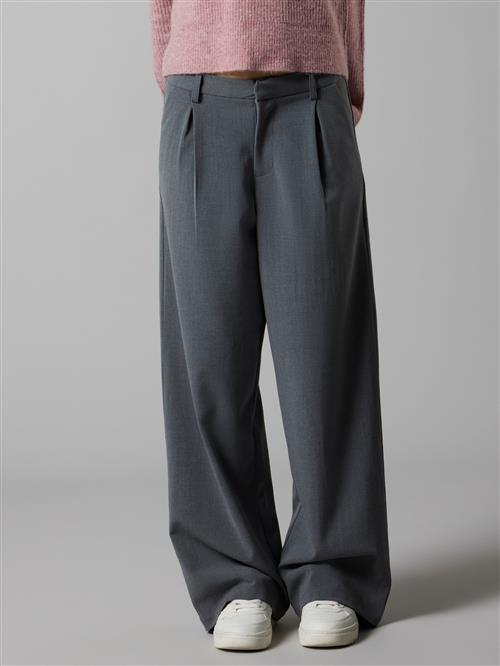 LMTD Brede Bukser Luis Grey Melange