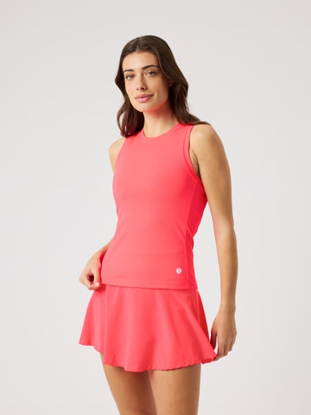 Björn Borg Ace Pocket Ribbed Tank Top Pink, XL