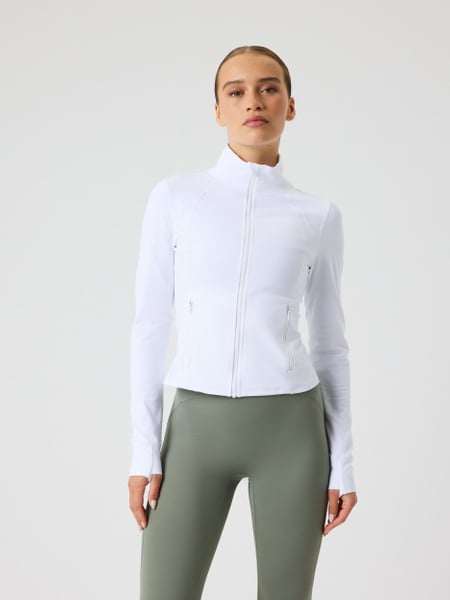 Björn Borg Borg Soft Zip Midlayer Hvid, L