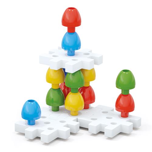 Quercetti Quercetti - Jumbo Peggy Creative Peg Art-sæt Multi  Multi-Onesize    One Size  unisex