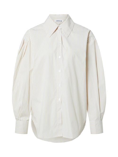 EDITED Bluse 'Jaiden'  beige / hvid