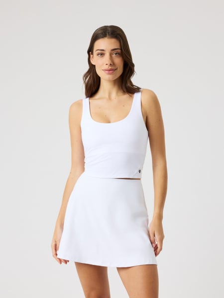 Björn Borg Ace 2 In 1 Cropped Tank Hvid, M