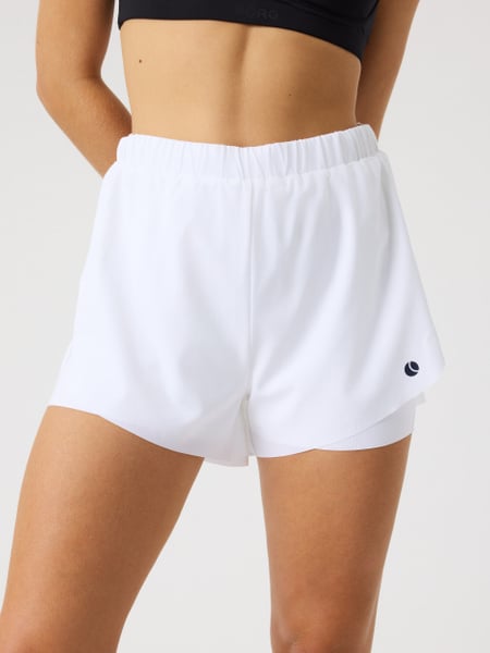 Björn Borg Ace 2 In 1 Shorts Hvid, XS