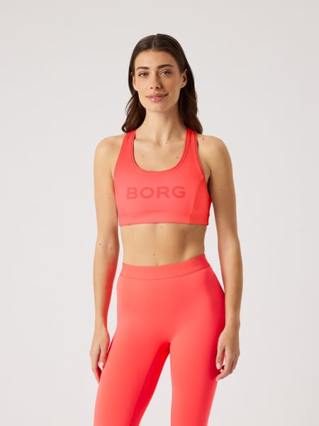 Björn Borg Borg Mid Support Sports Bra Pink, XS