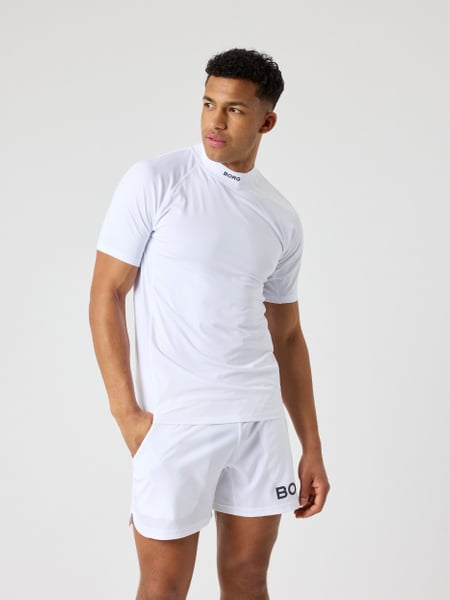 Björn Borg Borg Mock Neck T-shirt Hvid, S