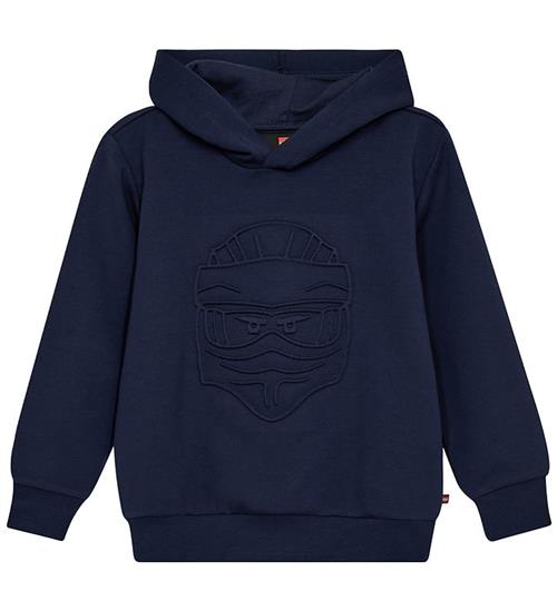 LEGOÂ® Ninjago Hættetrøje - LwSaku 702 - Navy m. Ninja