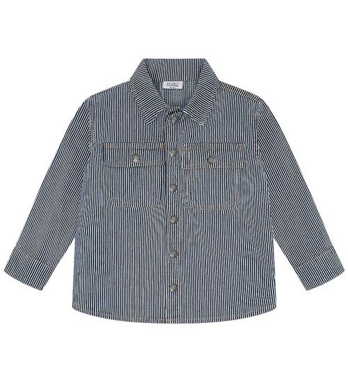 Hust and Claire Denimskjorte - HCJack Stripe - Blue Denim