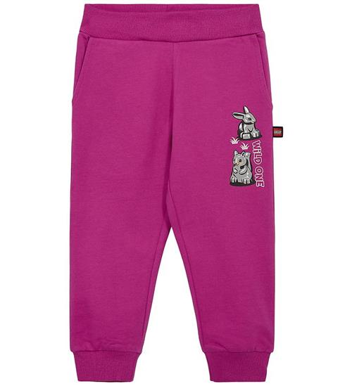 LEGOÂ® Duplo Sweatpants - LWPani 700 - Pink m. Dyr