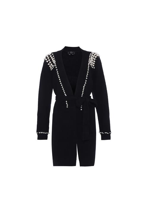 faina Cardigan  sort / hvid