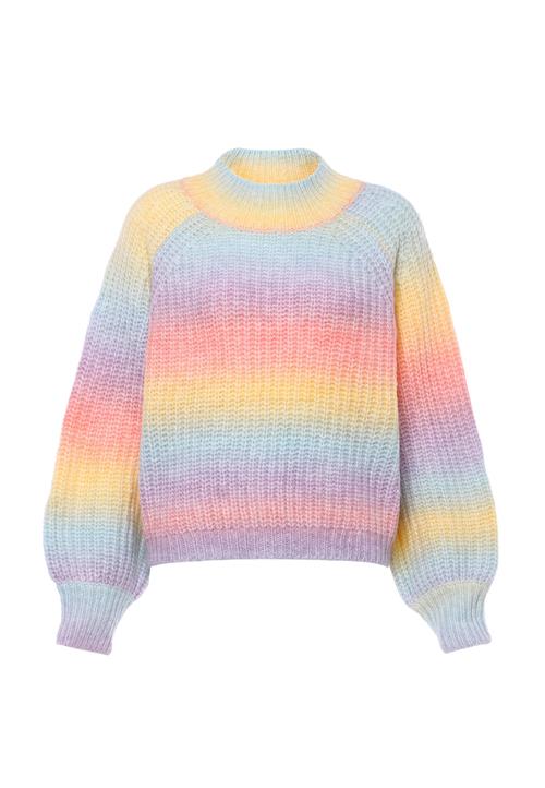 MYMO Pullover  turkis / gul / lilla / pink