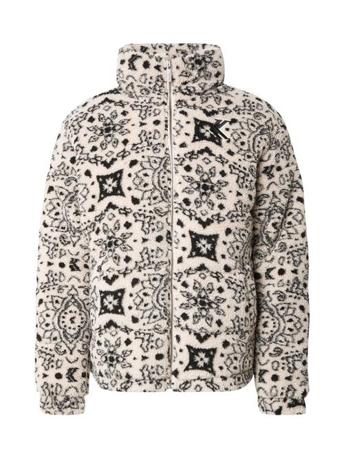 Karl Kani Fleecejakke  sort / offwhite