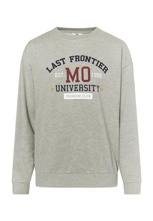 MO Sweatshirt 'Icelos'  navy / grå-meleret / vinrød / hvid