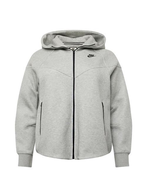 Nike Sportswear Sweatjakke  grå-meleret / sort