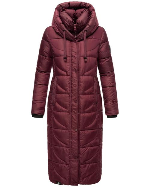 NAVAHOO Vinterfrakke 'Waffelchen'  bordeaux