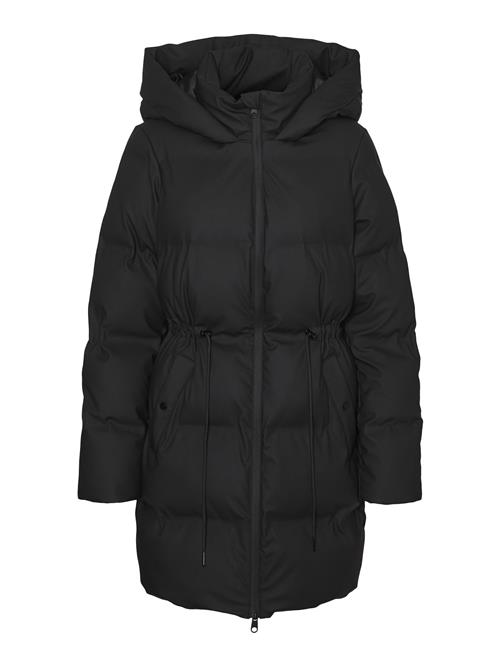 VERO MODA Vinterfrakke 'VMNOE'  sort