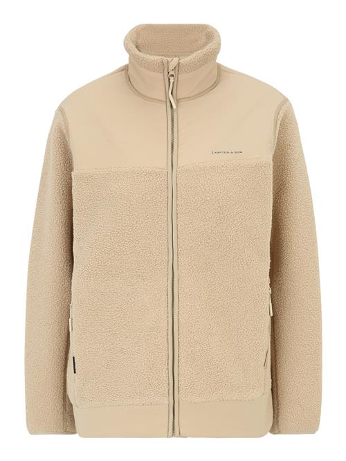 Se Kapten & Son Sweatshirt 'Teddy Fleece'  sand / antracit hos About You
