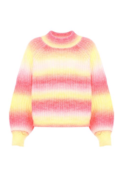 MYMO Pullover  gul / magenta / pastelpink