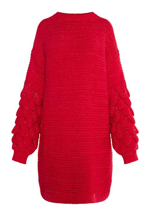 IZIA Strikkjole  blodrød