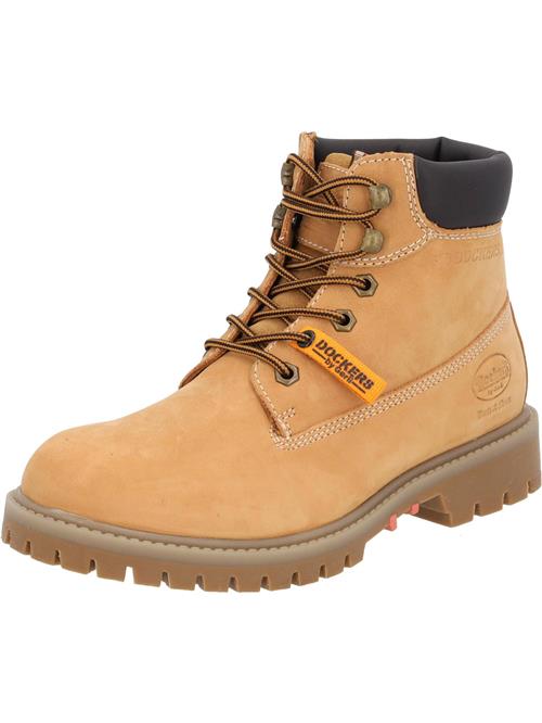 Dockers by Gerli Snørestøvler '53AX103'  sennep / sort