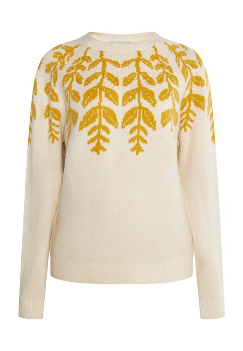 Usha Pullover 'Lurea'  creme / curry