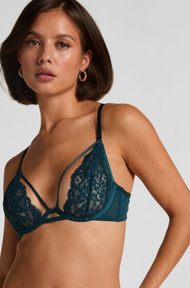 Hunkemöller Ikke-formstøbt bøjle-bh Cinnamon Blå