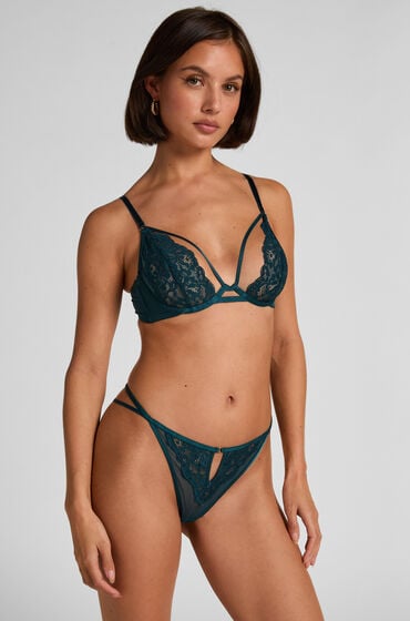 Hunkemöller G-streng Cinnamon Blå