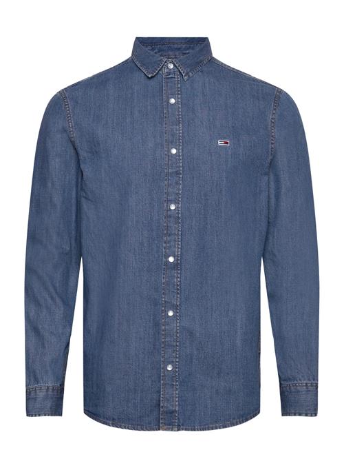 Tommy Jeans | Rglr Fit Shirt Mid Blue | XS