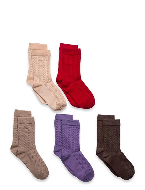 Minymo | Socks W. Knit (5-Pack) | 23\26