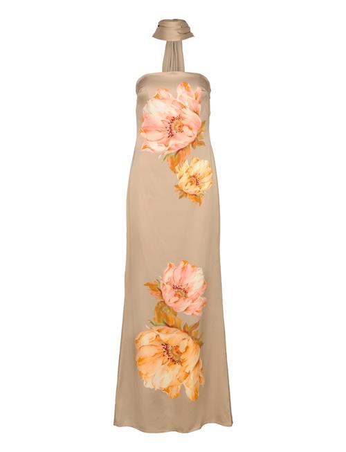 Malina | Zelda Scarf Detail Maxi Dress | 40